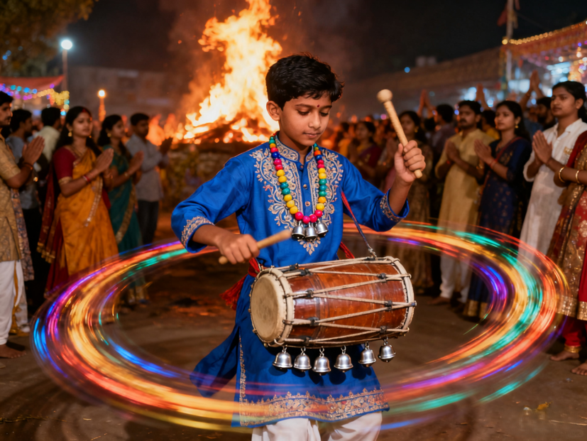 Navratri Boy in Traditional Attire
